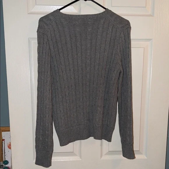 Polo by Ralph Lauren Charcoal Crewneck Sweater - Picture 3 of 3